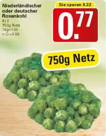 WEZ Niederländischer oder deutscher Rosenkohl Angebot