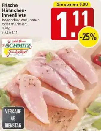 WEZ Frische Hähncheninnenfilets Angebot