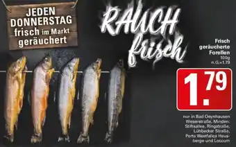 WEZ Frisch geräucherte Forellen Angebot
