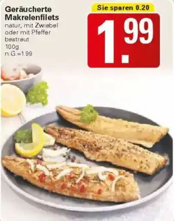 WEZ Geräucherte Makrelenfilets Angebot