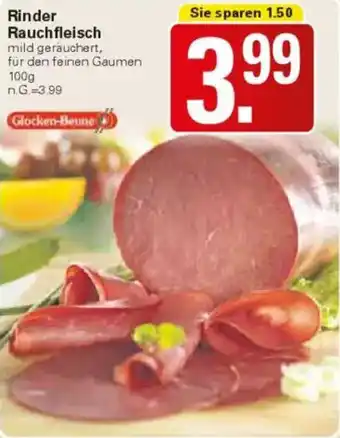 WEZ Rinder Rauchfleisch Angebot