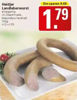 WEZ Heidjer Landleberwurst Angebot