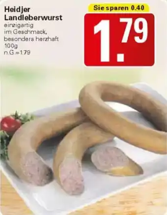 WEZ Heidjer Landleberwurst Angebot