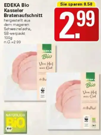 WEZ EDEKA Bio Kasseler Bratenaufschnitt Angebot