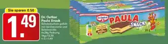 WEZ Dr. Oetker Paula Snack Angebot