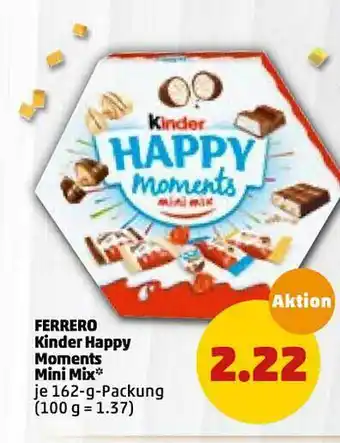 PENNY Ferrero Kinder Happy Moments Mini Mix Angebot