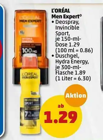 PENNY L'oréal Men Expert Angebot