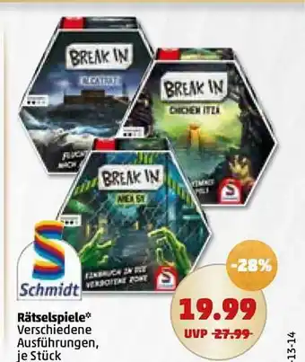 PENNY Schmidt Rätselspiele Angebot