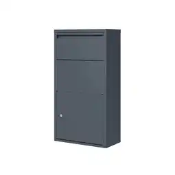 Netto Marken-Discount Westmann Briefkasten mit Paketbox Pollux freistehend Anthrazit 22x44x82cm Angebot