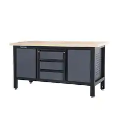 Netto Marken-Discount Feistos Werkbank Heros 2 Schwarz/Anthrazit 60x169x87cm Angebot