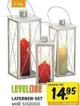 SCONTO Level One Laternen-set Angebot