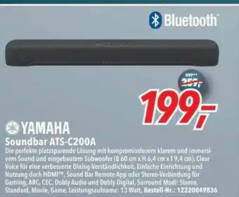 dodenhof Yamaha Soundbar Ats-c200a Angebot