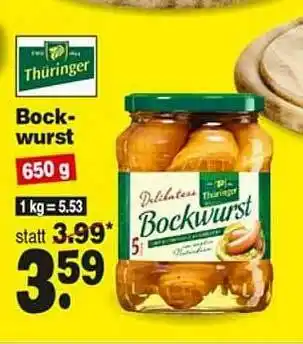 Repo Markt Bock-wurst Angebot