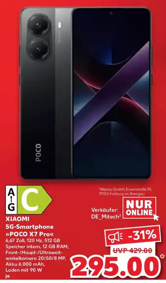 Kaufland XIAOMI 5G-Smartphone POCO X7 Pro Angebot
