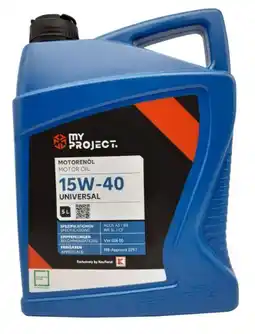 Kaufland My Project Motorenöl 15W-40 Universal Angebot