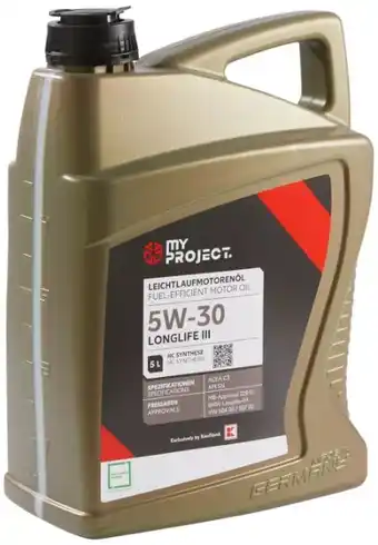 Kaufland My Project Leichtlauf Motorenöl 5W-30 Longlife III Angebot