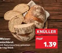 Kaufland Kaufland Bäckerei Weizenmischbrot Angebot