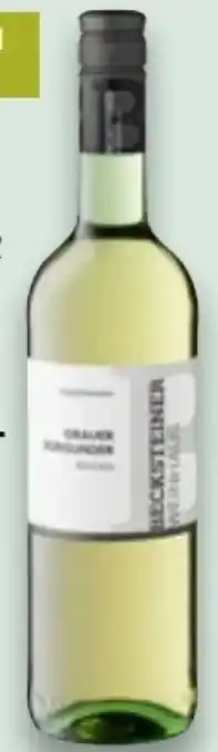 Kaufland Becksteiner Winzer Grauer Burgunder Angebot