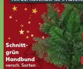 Kaufland Schnittgrün Handbunde Angebot