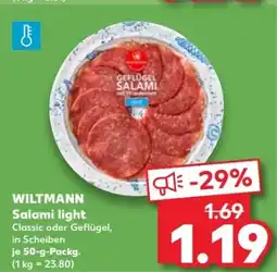 Kaufland Wiltmann Geflügel Salami Light Angebot
