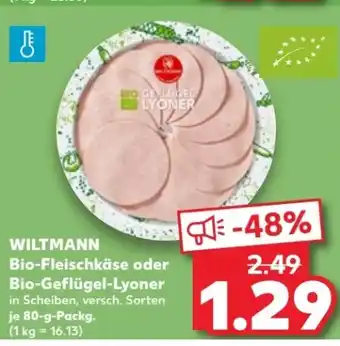 Kaufland Wiltmann Bio Fleischkäse Angebot