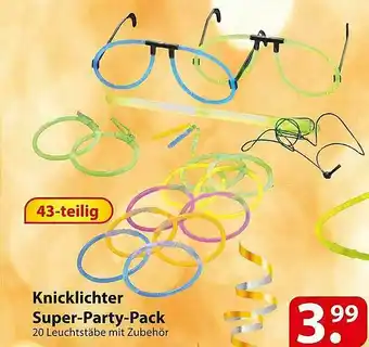 Famila Nord Ost Knicklichter Super-party-pack Angebot