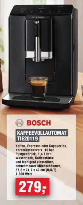 Handelshof BOSCH KAFFEEVOLLAUTOMAT TIE20119 Angebot