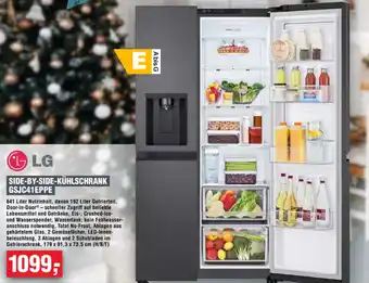 Handelshof LG SIDE-BY-SIDE-KÜHLSCHRANK GSJC41EPPE Angebot
