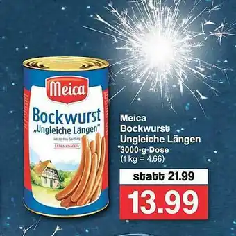 Famila Nord West Meica Bockwurst Ungleiche Längen Angebot