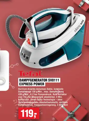 Handelshof Tefal DAMPFGENERATOR SV8111 EXPRESS POWER Angebot