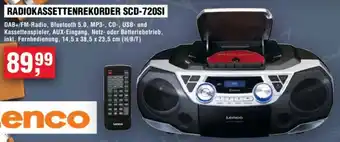 Handelshof Lenco RADIOKASSETTENREKORDER SCD-720SI Angebot