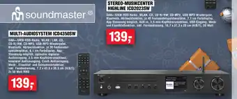 Handelshof soundmaster MULTI-AUDIOSYSTEM ICD4350SW Angebot