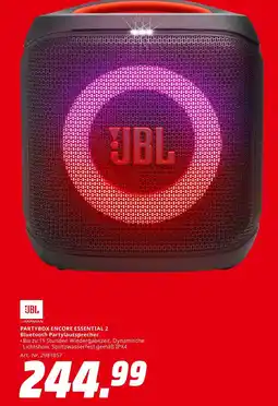 MediaMarkt Jbl partybox encore essential 2 Angebot
