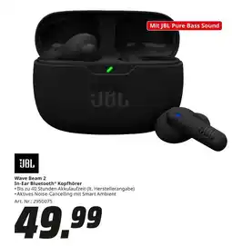 MediaMarkt Jbl wave beam 2 in-ear bluetooth kopfhörer Angebot
