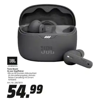 MediaMarkt Jbl tune beam in-ear kopfhörer Angebot