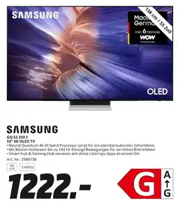 MediaMarkt Samsung gq 55 s90 f 55 4k oled tv Angebot