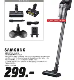 MediaMarkt Samsung vs20b75bdr5/wd kabelloser akkusauger Angebot