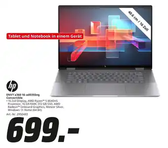 MediaMarkt Hp envy x360 16-ad0355ng convertible Angebot