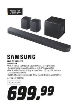 MediaMarkt Samsung hw-q935gf/zg soundbar Angebot