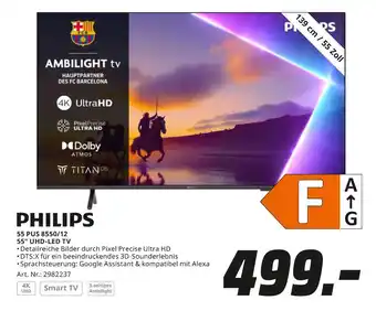MediaMarkt Philips 55 pus 8550/12 55 uhd-led tv Angebot