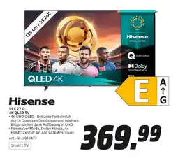 MediaMarkt Hisense 55 e 77 q 4k qled tv Angebot