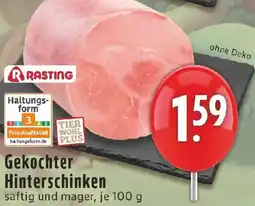 Edeka RASTING Gekochter Hinterschinken Angebot