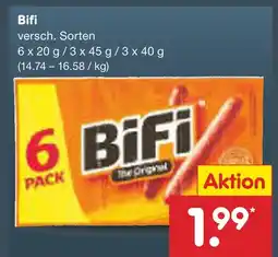 Netto Marken-Discount Bifi würstchen Angebot