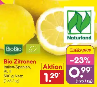 Netto Marken-Discount Biobio bio zitronen Angebot