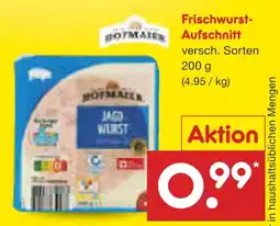 Netto Marken-Discount Hofmaier frischwurst-aufschnitt Angebot