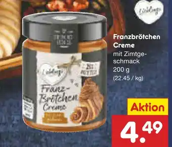 Netto Marken-Discount Lieblings franzbrötchen creme Angebot