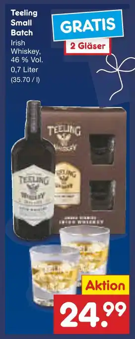 Netto Marken-Discount Teeling small batch irish whiskey Angebot