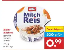 Netto Marken-Discount Müller milchreis Angebot
