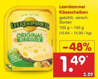 Netto Marken-Discount Leerdammer käsescheiben Angebot