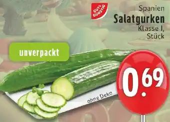 Edeka GUT & GÜNSTIG Salatgurken Angebot